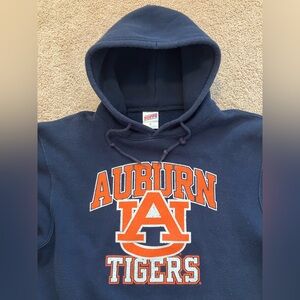 Vintage 1990s Auburn Tigers Soffe Hoodie Sweatshirt Heavyweight Size M War Eagle